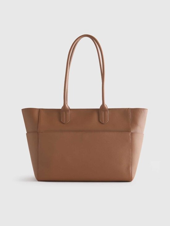 Quince Handbags - NEW Quince Italian Suede Everyday Tote Green Olive purse womens shopping fashion